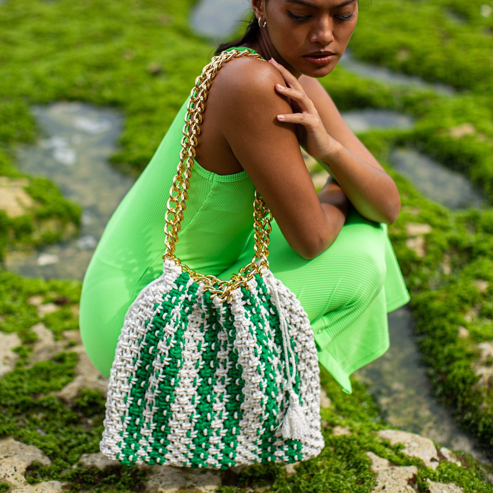 COLETTE Macrame Beach Bag