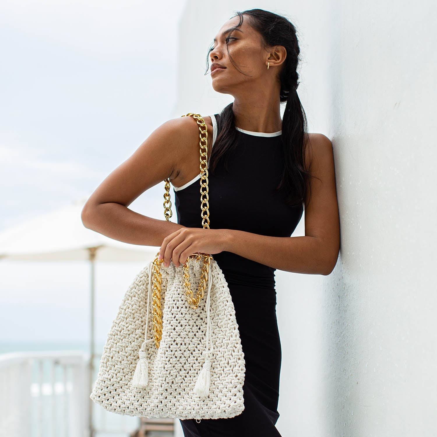 COLETTE Macrame Beach Bag
