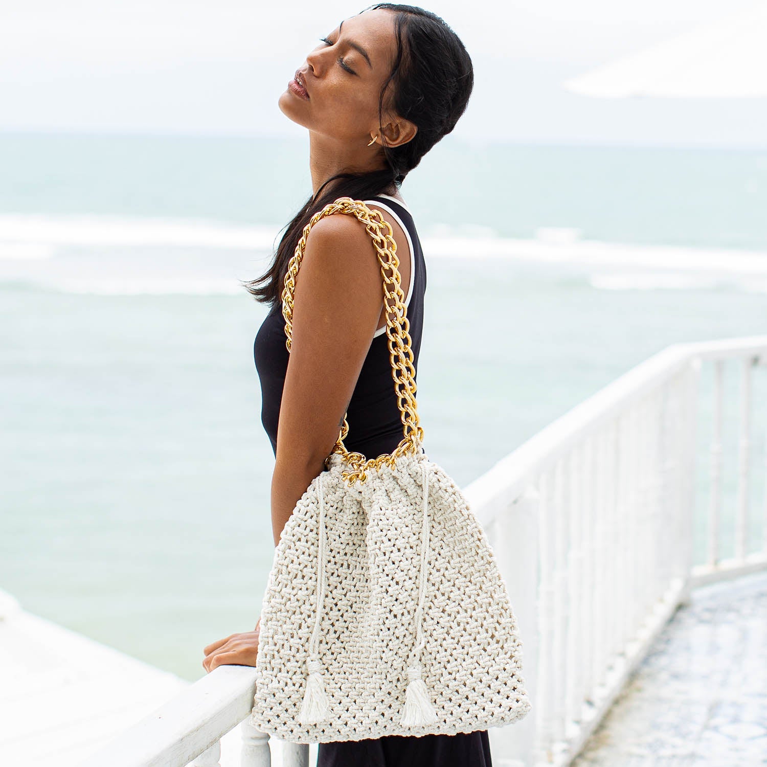 COLETTE Macrame Beach Bag