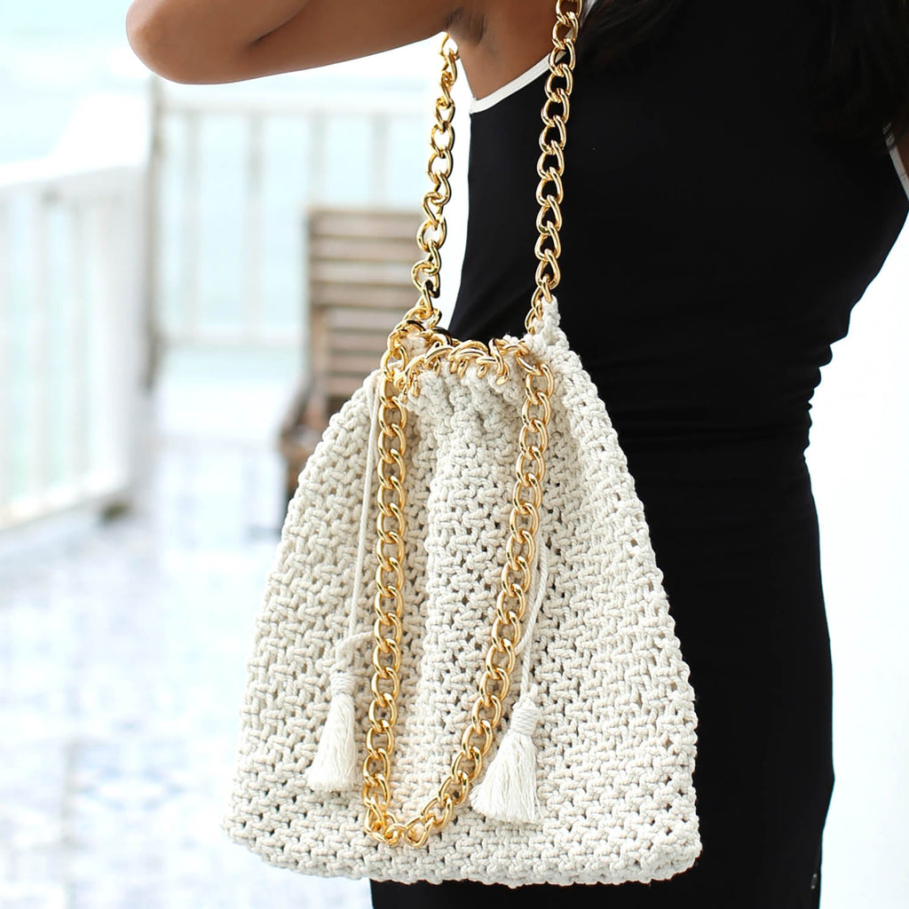 COLETTE Macrame Beach Bag