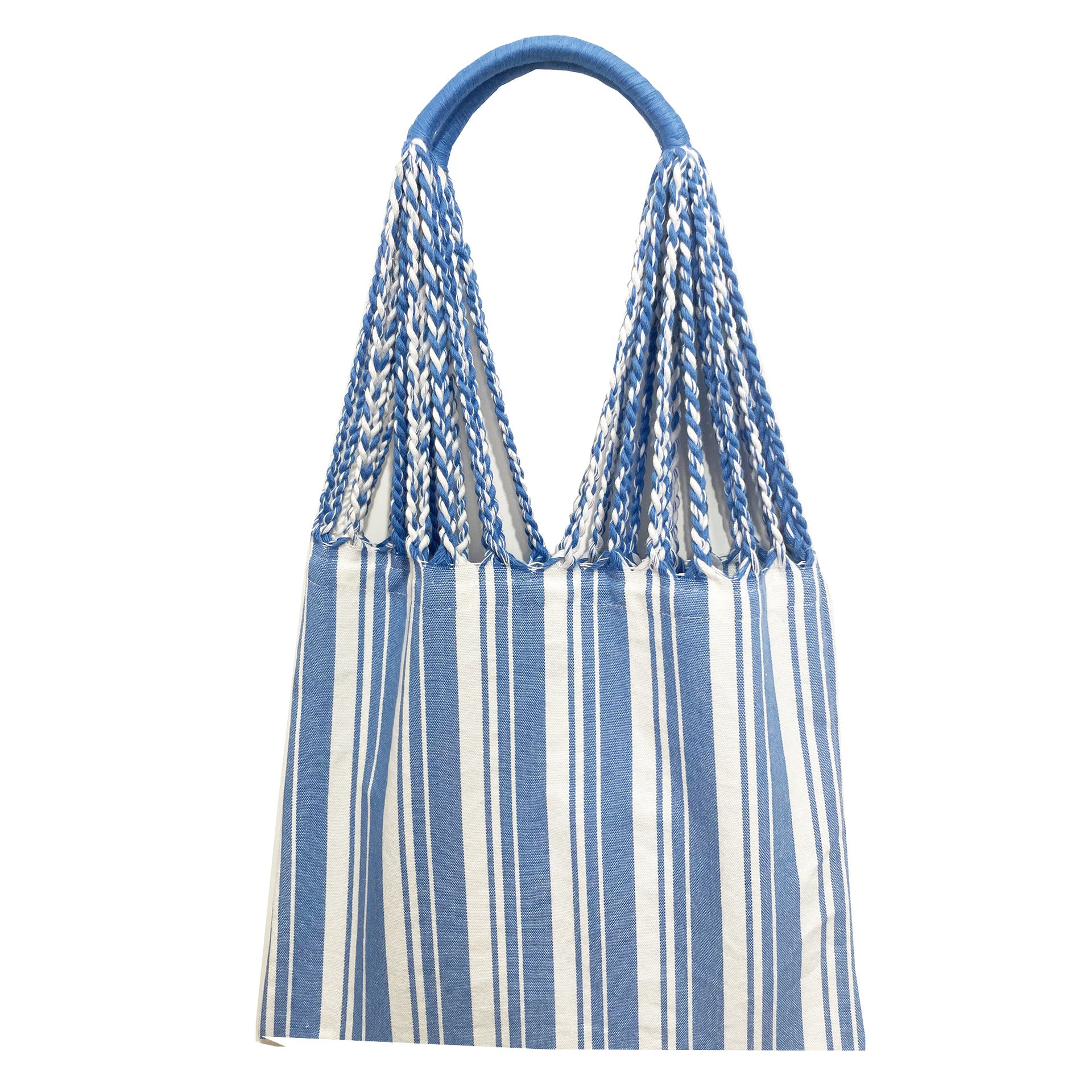 Spring and summer high-end original braided handmade bag women's fashion travel photography retro literary striped bag thin handbag