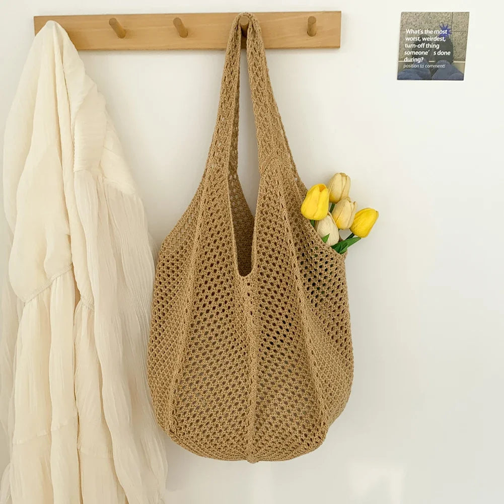 Aria Mesh Tote - Artisan Handmade Beach Bag
