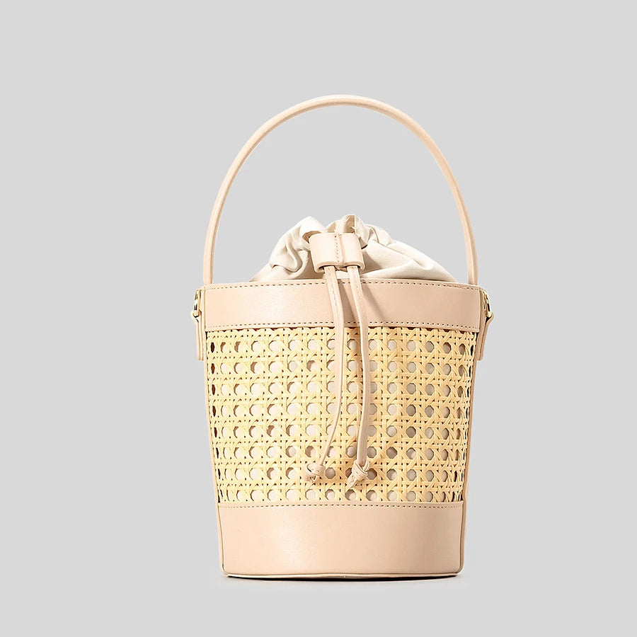 Celeste Woven Bucket Bag