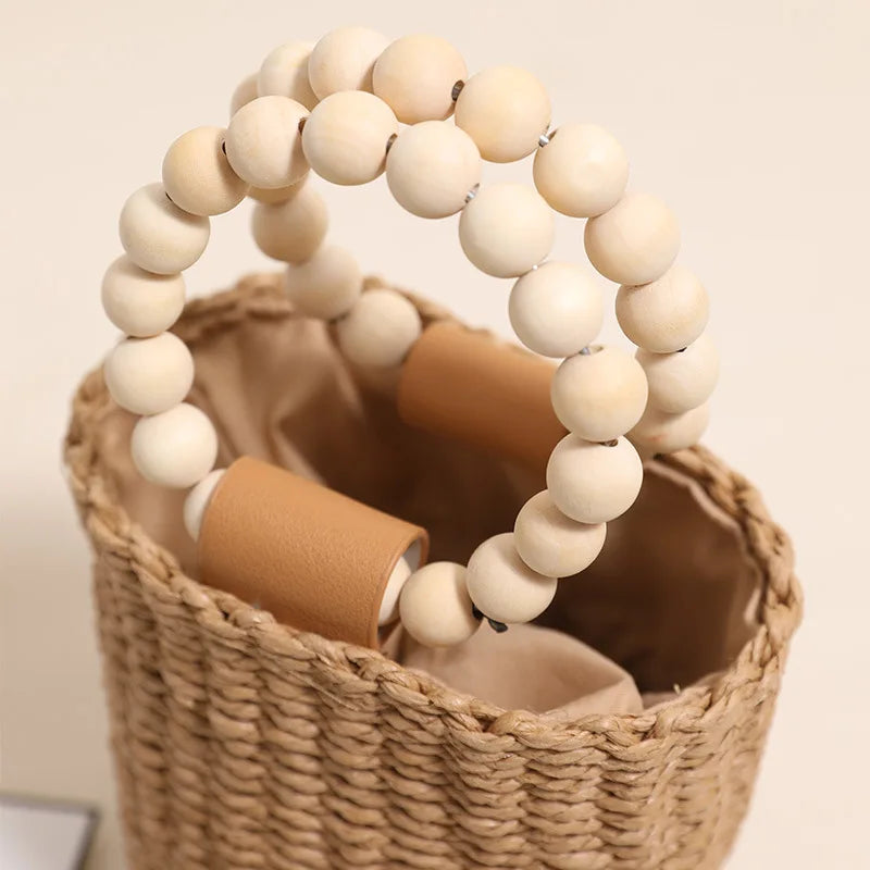 Bali Rattan Bucket Bag