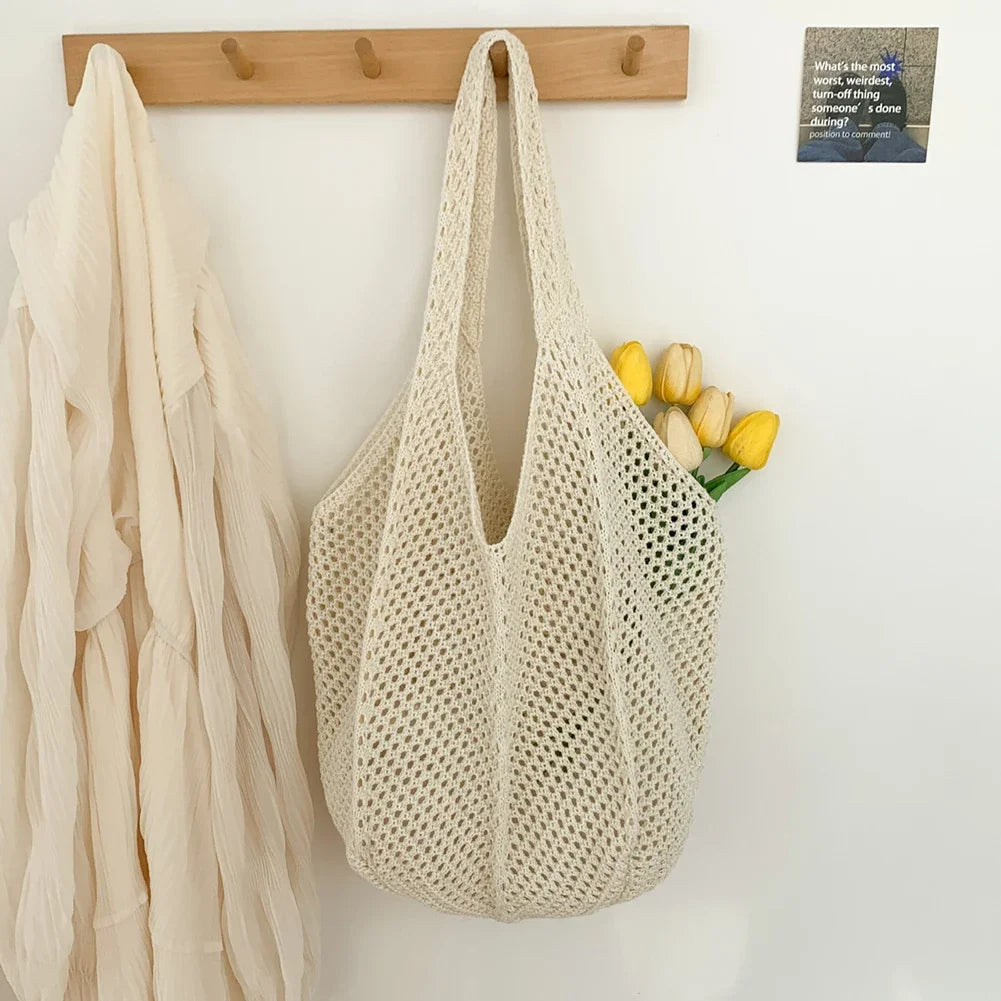 Aria Mesh Tote - Artisan Handmade Beach Bag