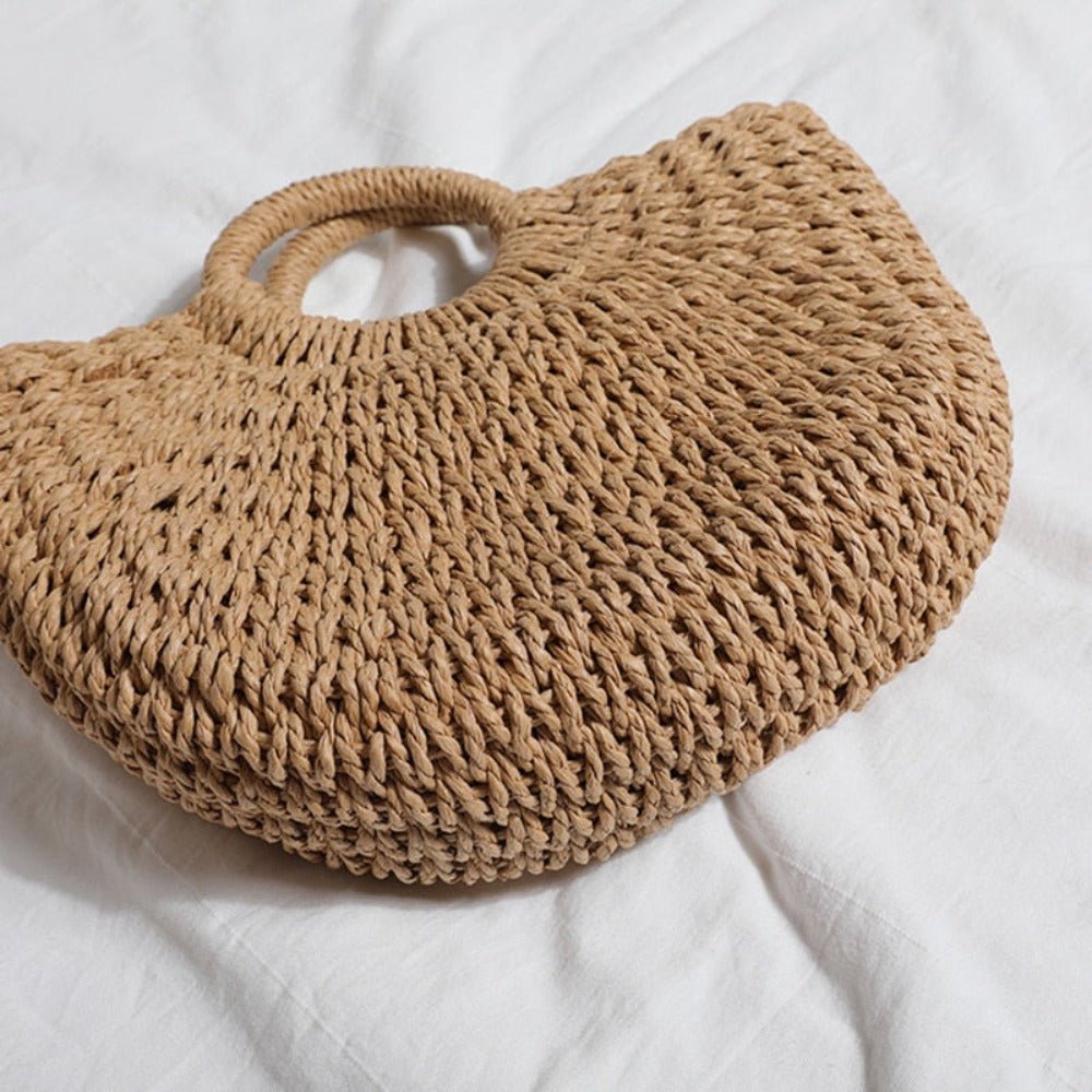 Lunette Straw Tote