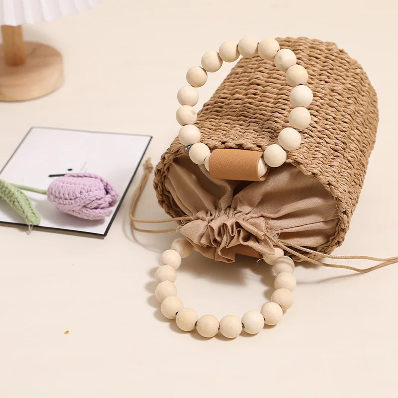 Bali Rattan Bucket Bag