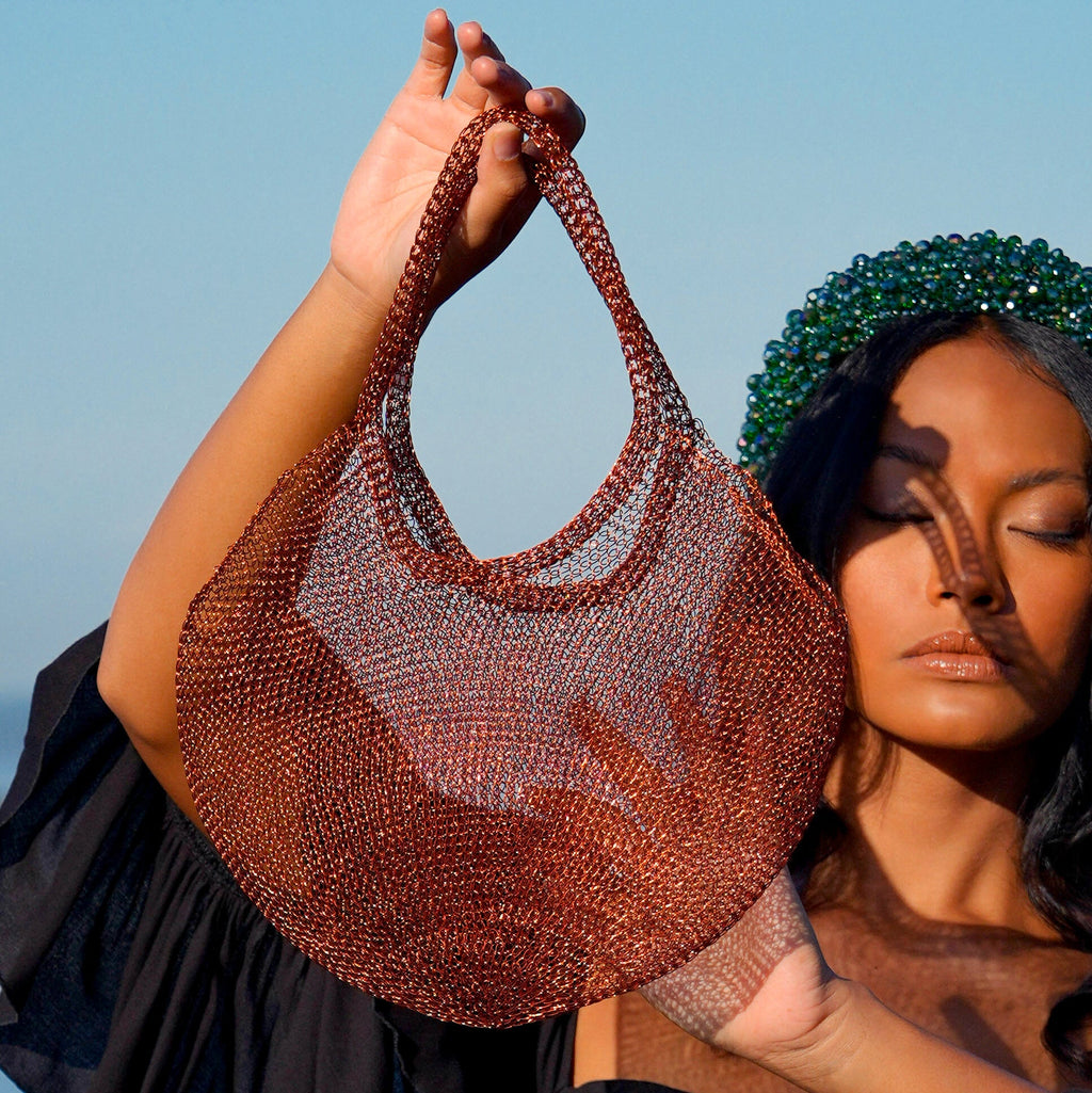 Sol Mesh Wire Tote Bag