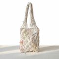 Confetti Tassel Woven Tote — Hero