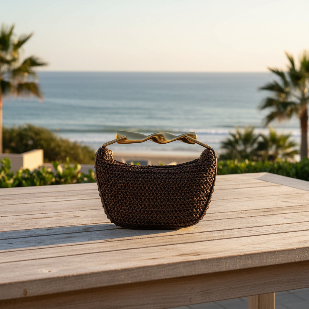 Dark Coffee Celeste Half-Moon - Terrace