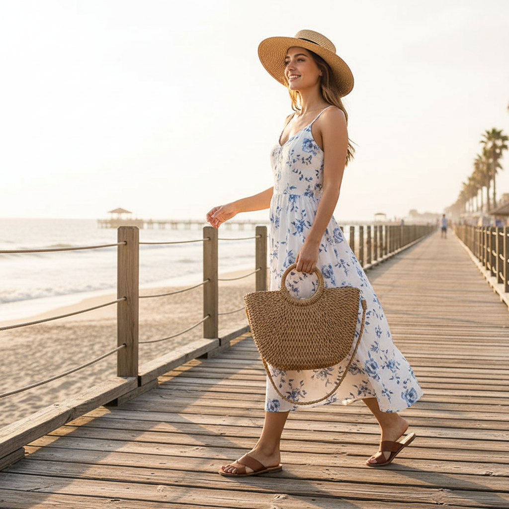 Khaki Nomad Bucket Tote - Boardwalk