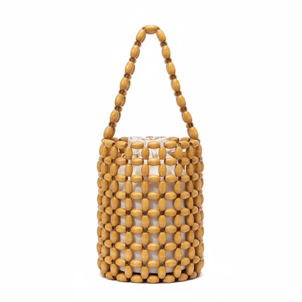 Lumière Beaded Bucket Bag – Product