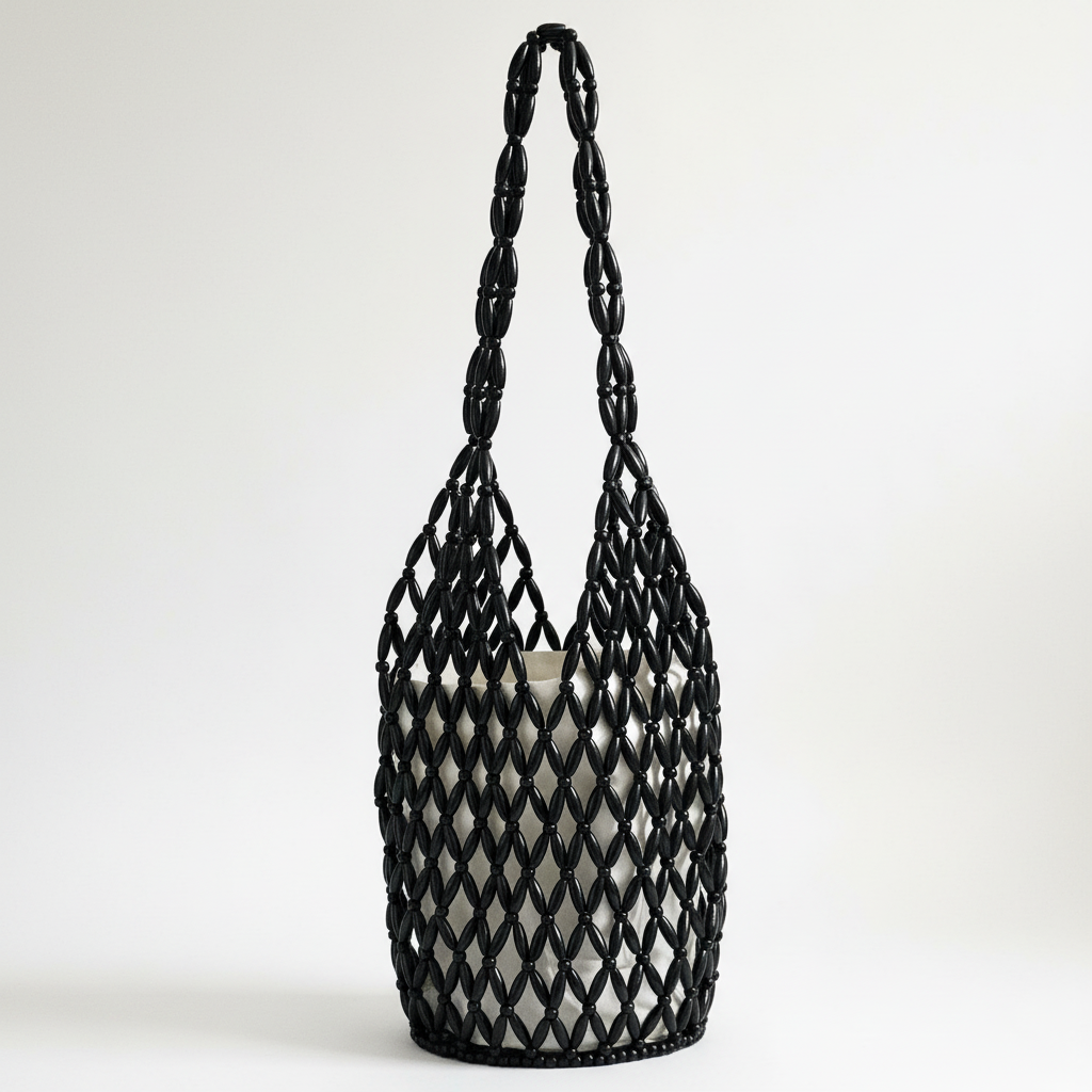 Soleil Beaded Bucket Bag – Product Shot