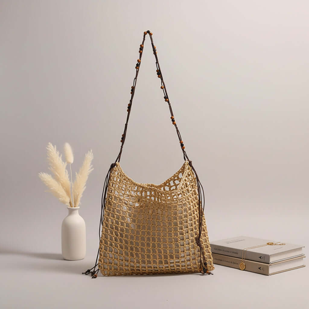 Mila Handwoven Summer Straw Woven Bag