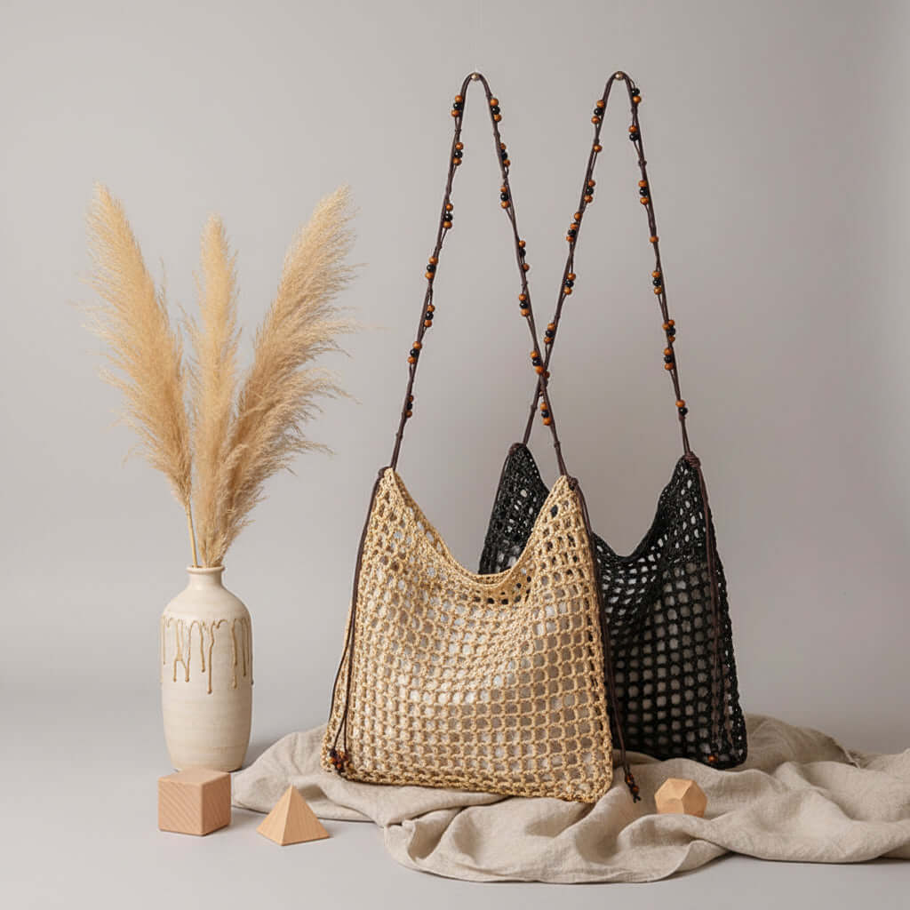 Mila Handwoven Summer Straw Woven Bag